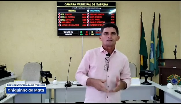 VEREADOR E PRESIDENTE DA CÂMARA DE ITAPIÚNA CHIQUINHO DA MATA... 0-25 screenshot