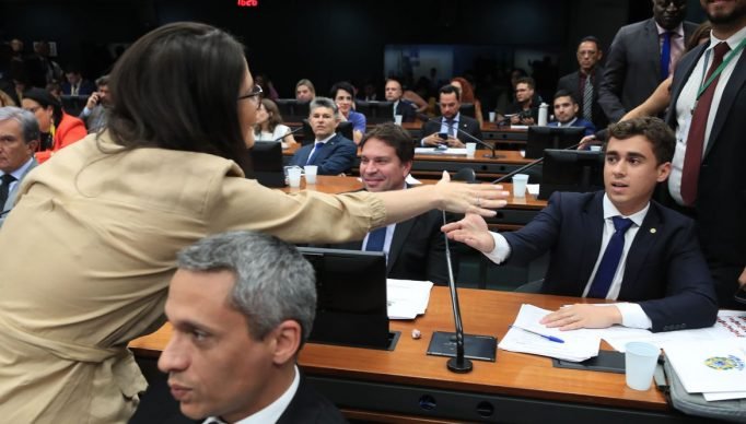 Brasília (DF) 09/08/2023 Reunião do Conselho de Ética da Câmara que livrou de processo de cassação os deputados Nikolas Ferreira e Carla Zambelii. Foto Lula Marques/ Agência Brasil