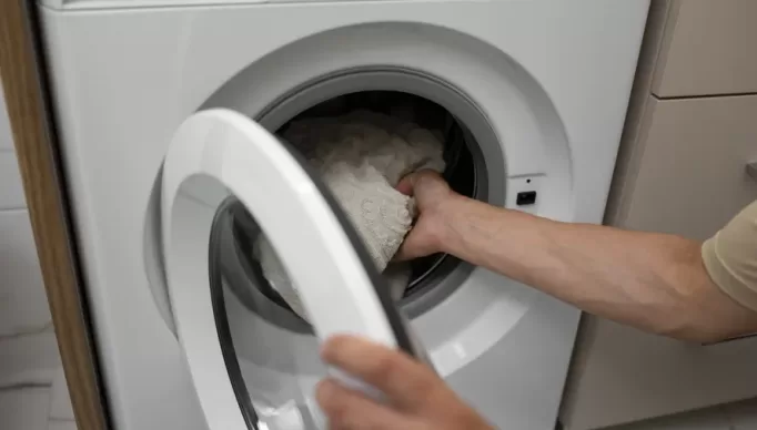high-angle-adult-loading-washing-machine