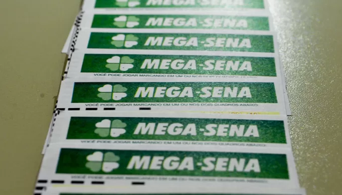 Bilhetes de aposta da mega-sena