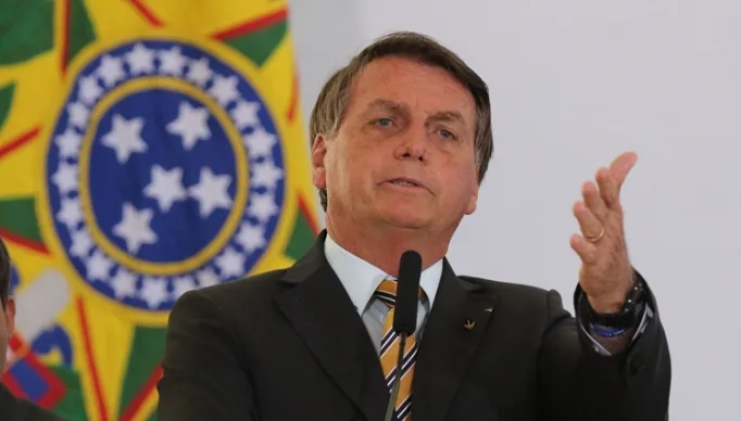 O Presidente Jair Bolsonaro, durante evento de lancamento da Retomada do Turismo. Aliança nacional que, com segurança e responsabilidade, busca acelerar a recuperação do setor e reduzir o impacto socioeconômico da Covid-19 após a paralisação das atividades.
