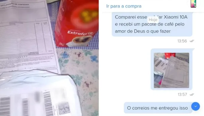 mulher-compra-celular-e-recebe-cafe