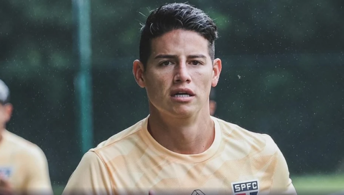 James Rodríguez continua sem jogar pelo São Paulo, e técnico