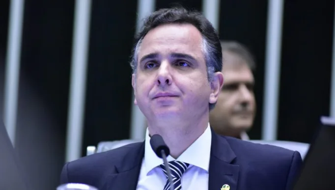 Destinada a inaugurar a 2ª Sessão Legislativa Ordinária da 57ª. Presidente do Senado, Rodrigo Pacheco.