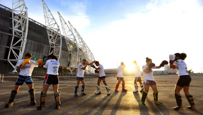 SELECAO CEARENSE DE KICKBOXING RECEBE APOIO DO GOVERNO DO ESTADO PARA A COMPETICAO QUE ACONTECERA NO RIO DE JANEIRO; ESPORTE; TREINO; KICKBOXING; FOTOS©TATIANA FORTES/ GOV DO CEARA