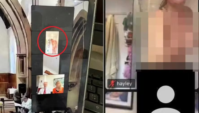 Screenshot 2024-03-31 at 16-05-43 Mulher é vista tomando banho durante videoconferência para funeral em Londres