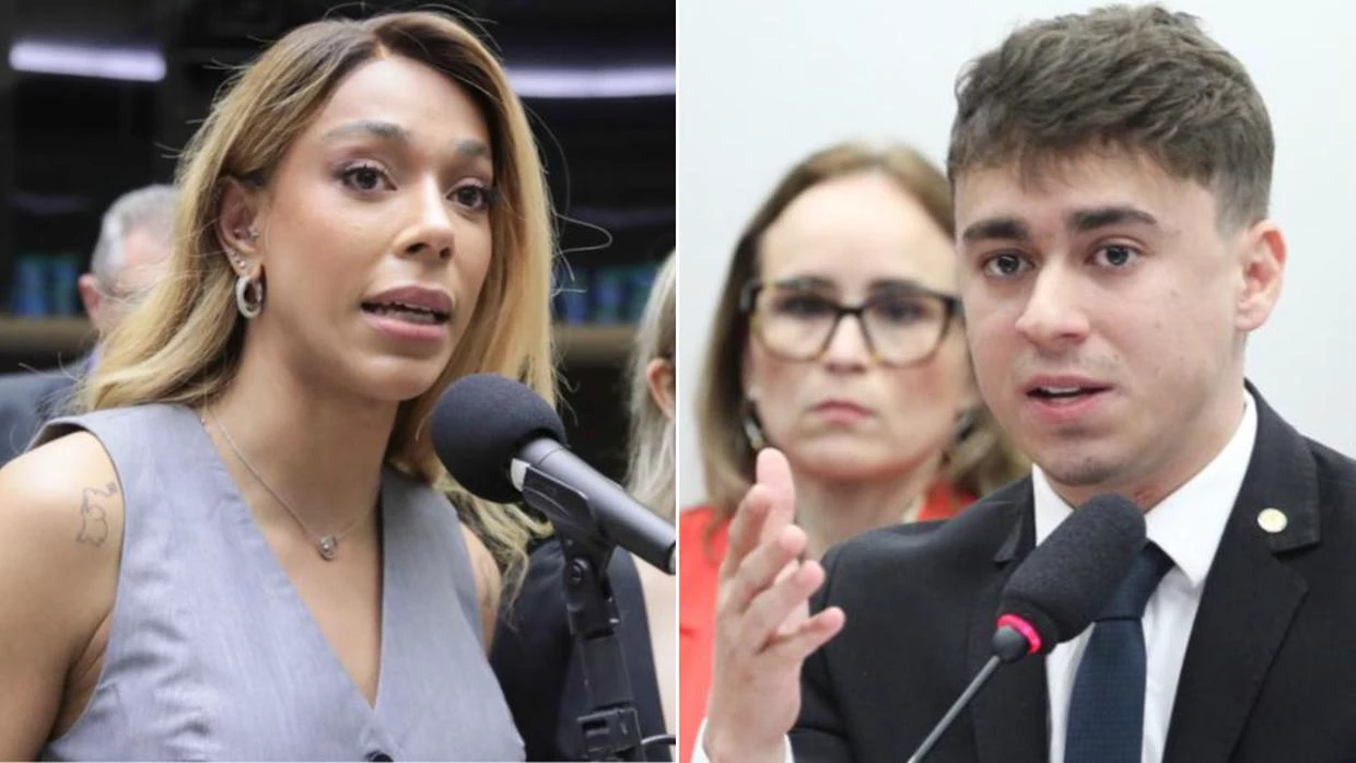 Erika hilton e Nikolas Ferreira