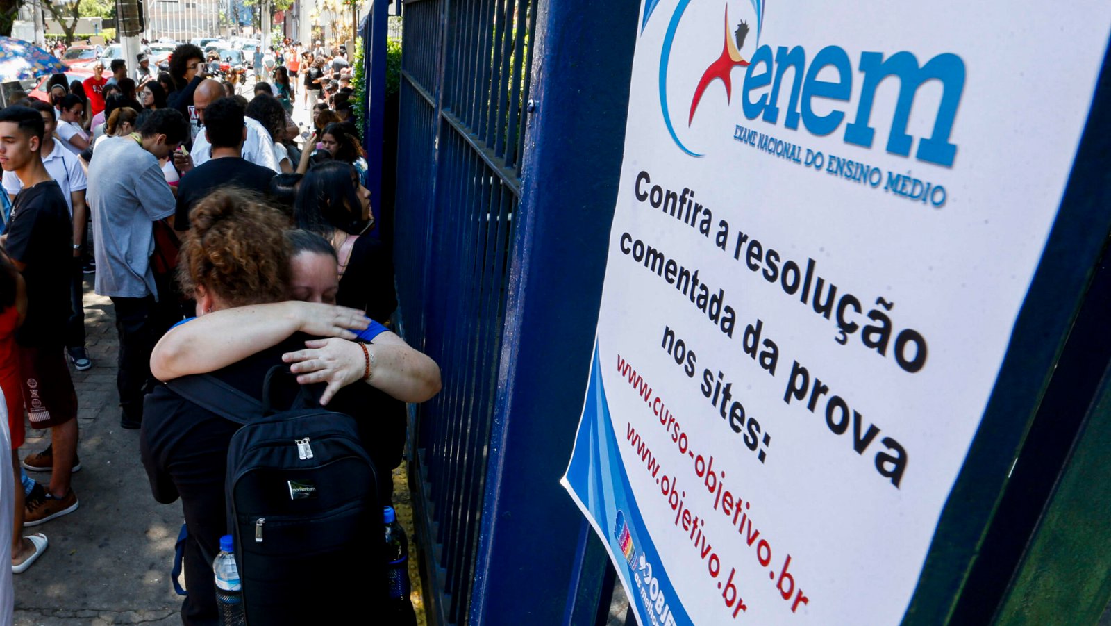 São Paulo (SP) 05/11/2023 - Estudantes e pais na Universidade Paulista no bairro do Paraiso . 
Foto: Paulo Pinto/Agência Brasil