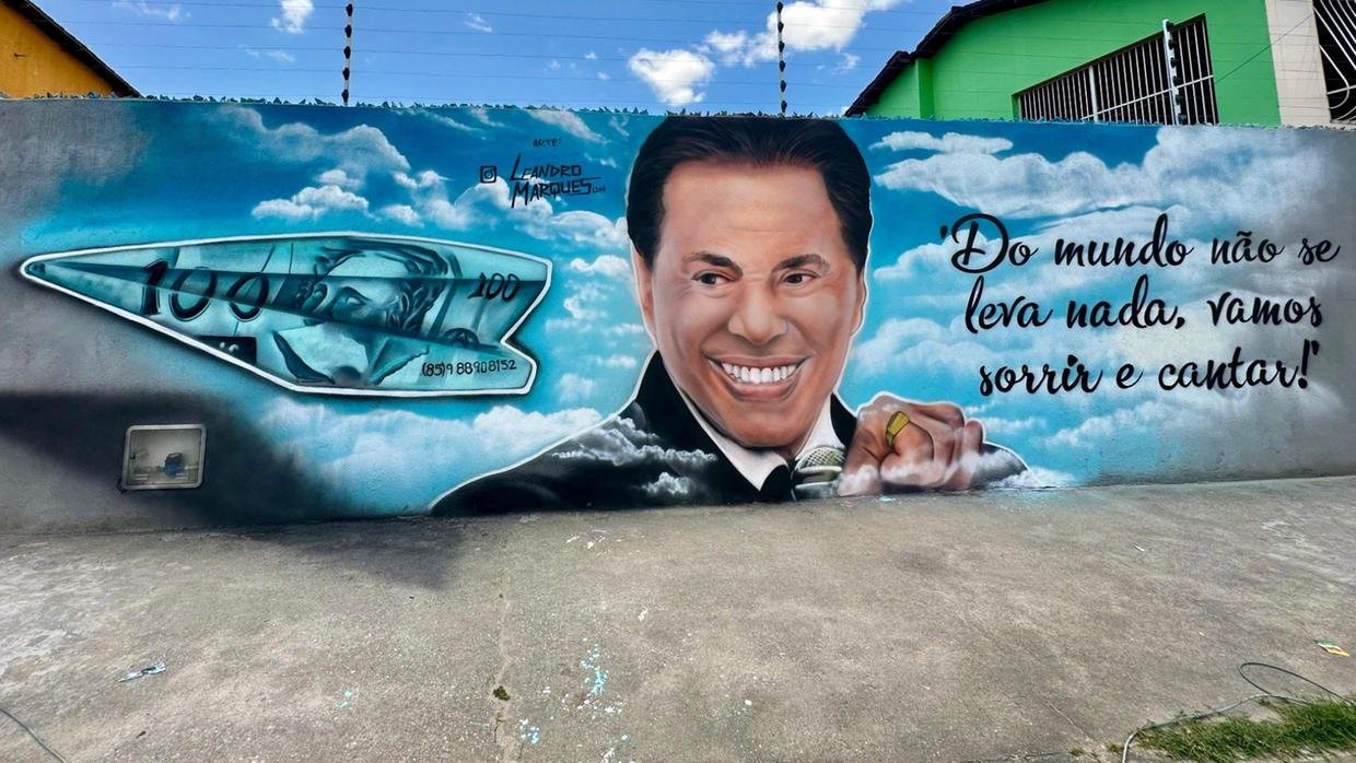 Silvio Santos_Mural_Caucaia_Ceará_