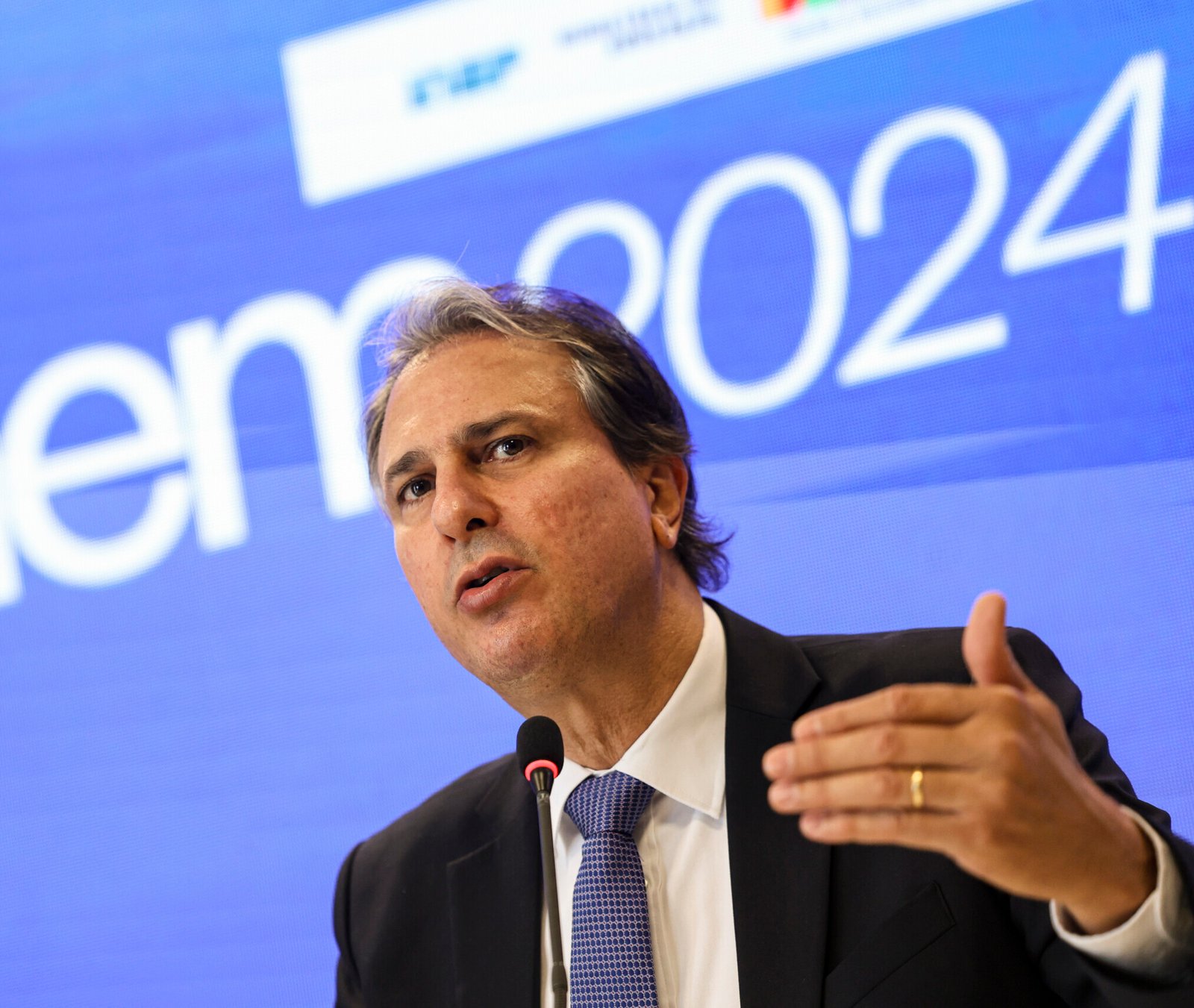 Brasília (DF), 13/01/2025 - O ministro da Educação, Camilo Santana, durante coletiva de imprensa para apresentação dos resultados do Exame Nacional do Ensino Médio 2024. Foto: Marcelo Camargo/Agência Brasil